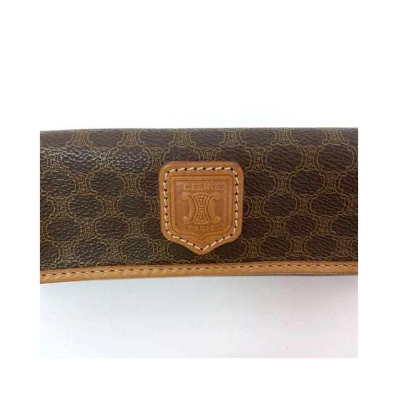 Pre Loved Celine Classic Box Clutch Brown Monogram Women Clutch Bags - Picture 8 of 8